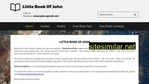littlebookofjohn.com alternative sites