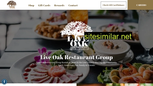 liveoakrestaurants.com alternative sites