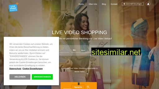 Live-video-shopping similar sites