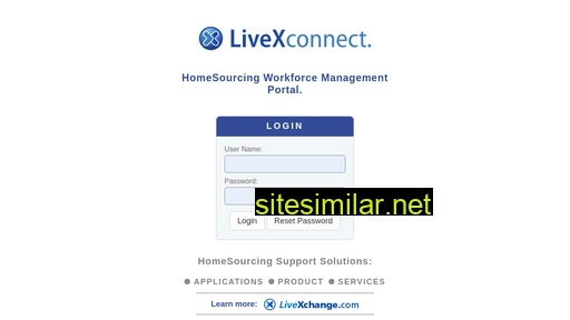 Livexconnect similar sites