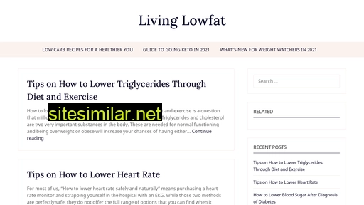 livinglowfat.com alternative sites
