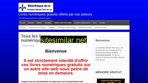 livresnumeriquesgratuits.wordpress.com alternative sites