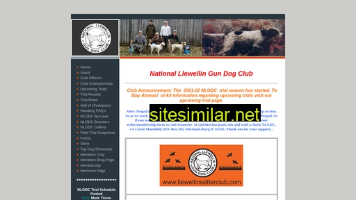 llewellinsetterclub.com alternative sites