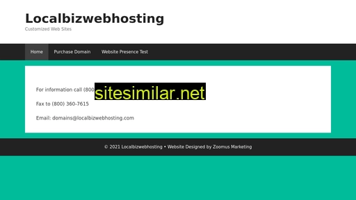 localbizwebhosting.com alternative sites