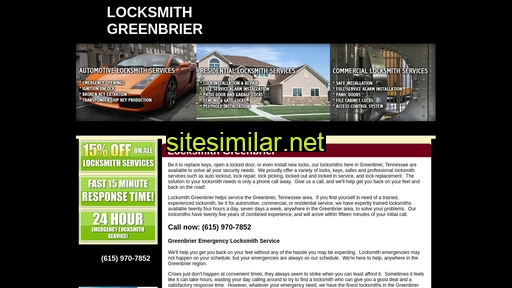 Locksmithgreenbrier similar sites