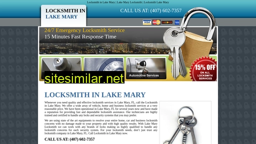 Locksmithinlakemary similar sites