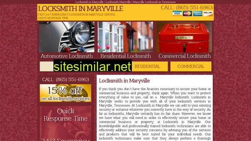 locksmithinmaryville.com alternative sites
