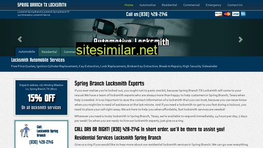 locksmithinspringbranch.com alternative sites