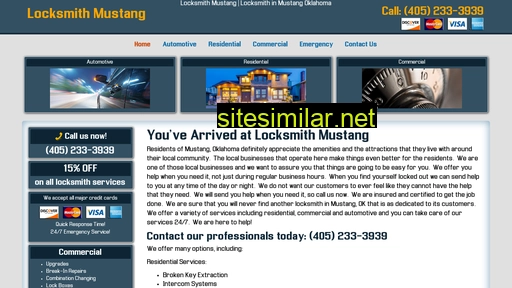 locksmithmustang.com alternative sites
