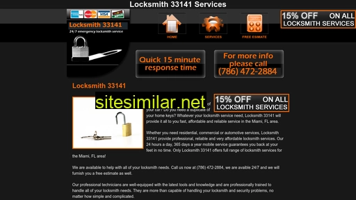 Locksmith33141 similar sites