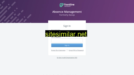 login.frontlineeducation.com alternative sites