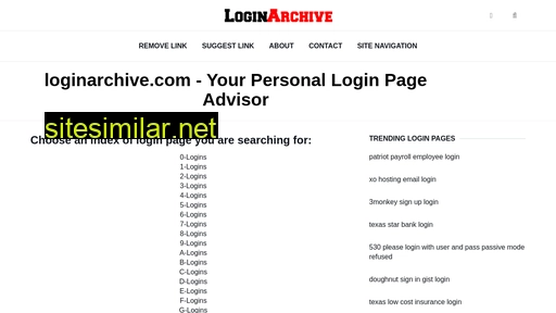 loginarchive.com alternative sites
