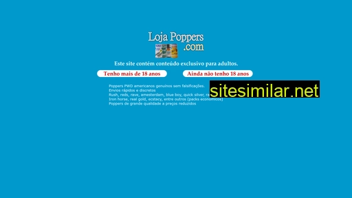 lojapoppers.com alternative sites