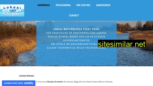 Lokaalwaterbeheer similar sites