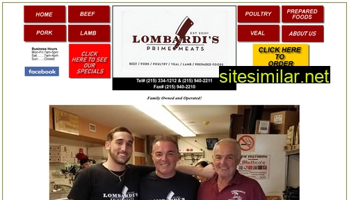lombardimeats.com alternative sites