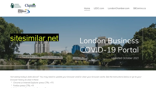 London-business-covid19 similar sites
