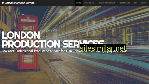 Londonproductionservices similar sites
