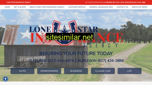 Lonestarinsuranceagency similar sites