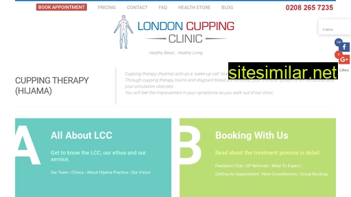 Londoncuppingclinic similar sites