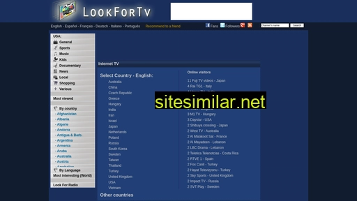 lookfortv.com alternative sites