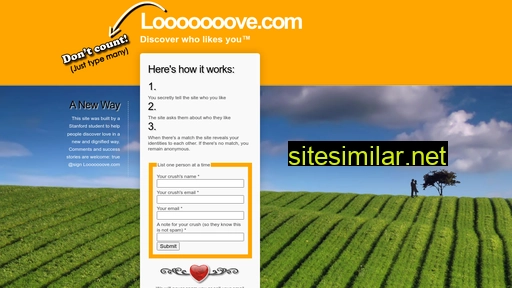loooooove.com alternative sites