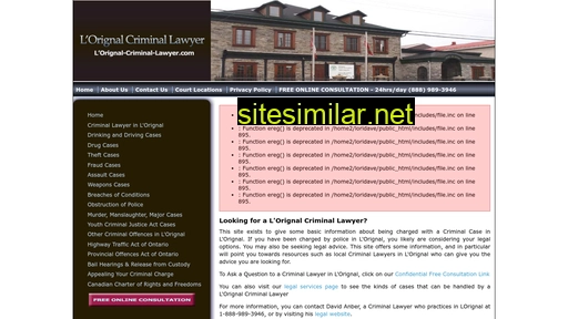 lorignal-criminal-lawyers.com alternative sites