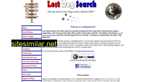 lostdogsearch.com alternative sites