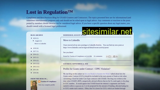 lostinregulation.blogspot.com alternative sites