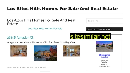 Los-altos-hills-homes-for-sale-and-real-estate similar sites