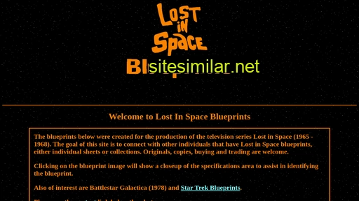 Lostinspaceblueprints similar sites