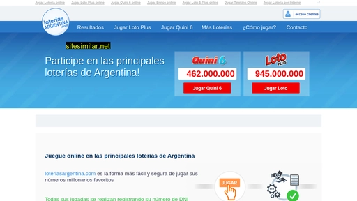 loteriasargentina.com alternative sites