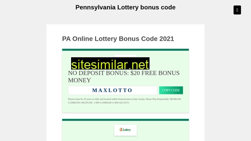 Lottery-bonus-code similar sites