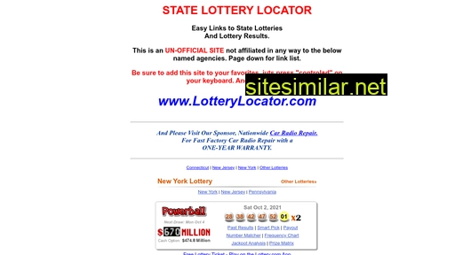lotterylocator.com alternative sites