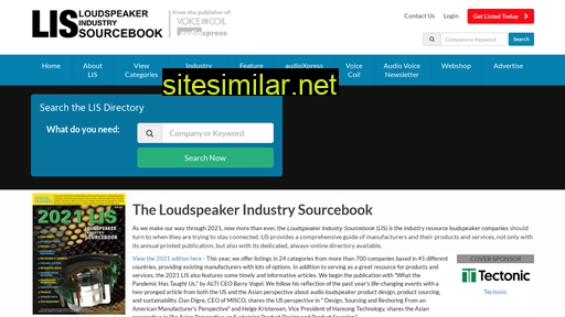 loudspeakerindustrysourcebook.com alternative sites