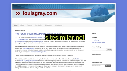 louisgray.com alternative sites