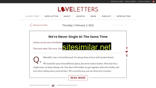 loveletters.boston.com alternative sites