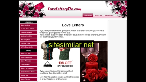 lovelettersdo.com alternative sites