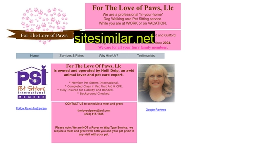 loveofpaws.com alternative sites