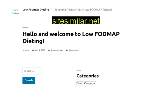 lowfodmapdieting.com alternative sites