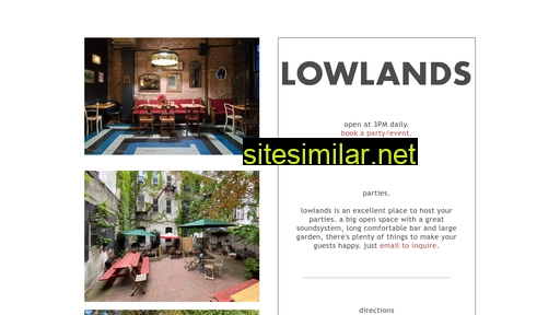 lowlandsbar.com alternative sites