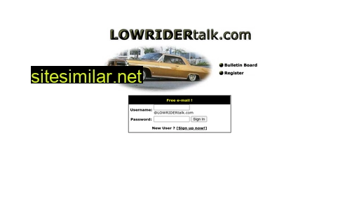 lowridertalk.com alternative sites