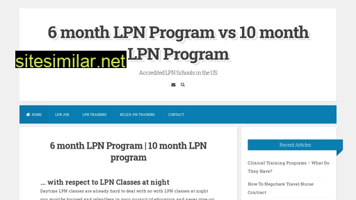 Lpn-classes similar sites