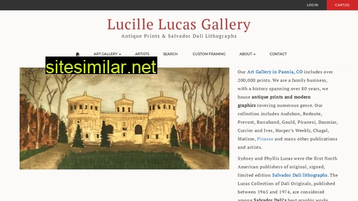 lucillelucasgallery.com alternative sites