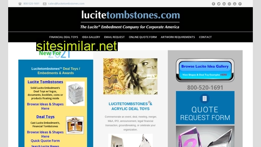 lucitetombstones.com alternative sites
