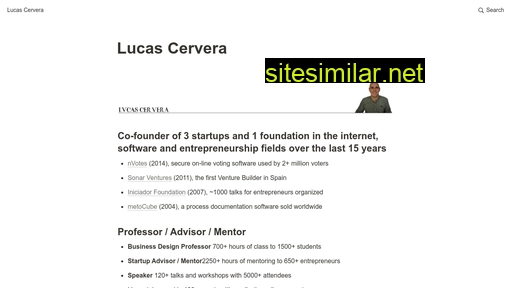 lucascervera.com alternative sites
