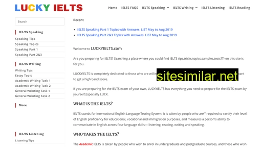 luckyielts.com alternative sites