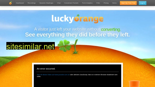 luckyorange.com alternative sites