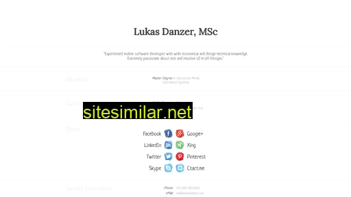 Lukasdanzer similar sites