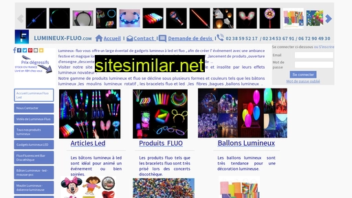 lumineux-fluo.com alternative sites