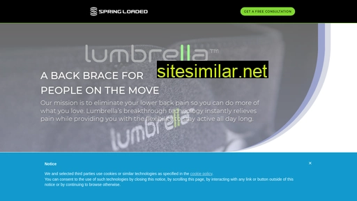 lumbrella.springloadedtechnology.com alternative sites